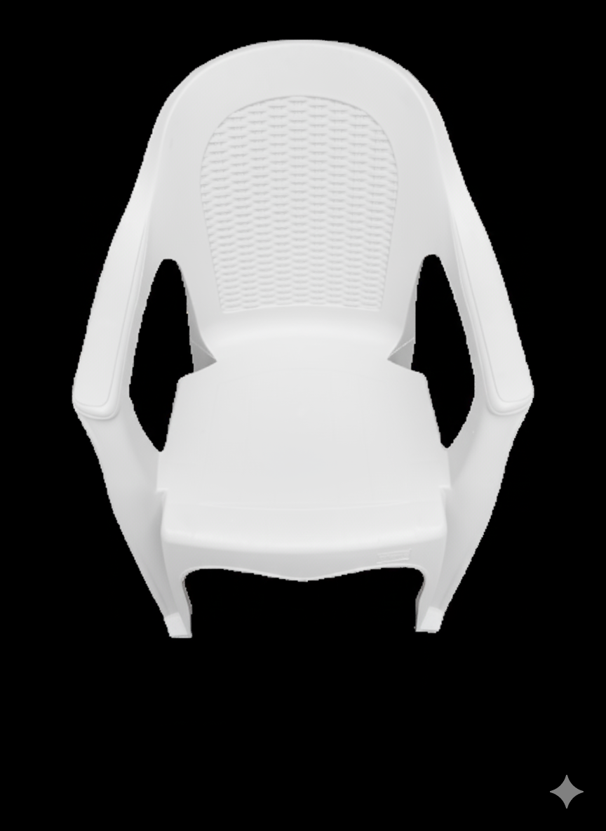 Audi Plastic Chair - White
